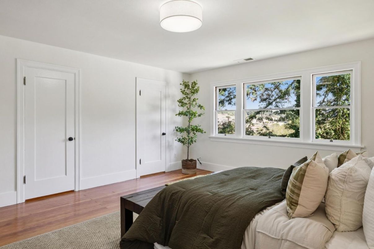 Bedroom, Interior, Wood Texture Flooring