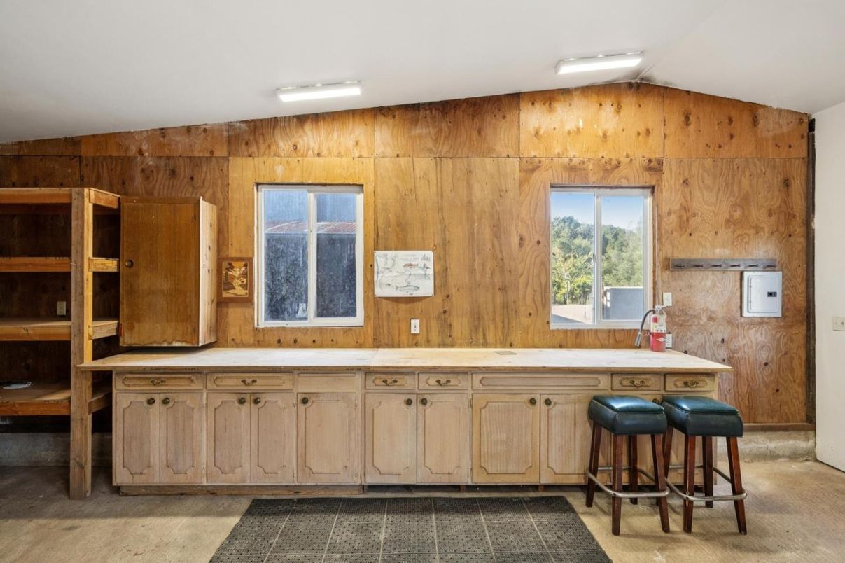Interior, Kitchen, Wooden Walls