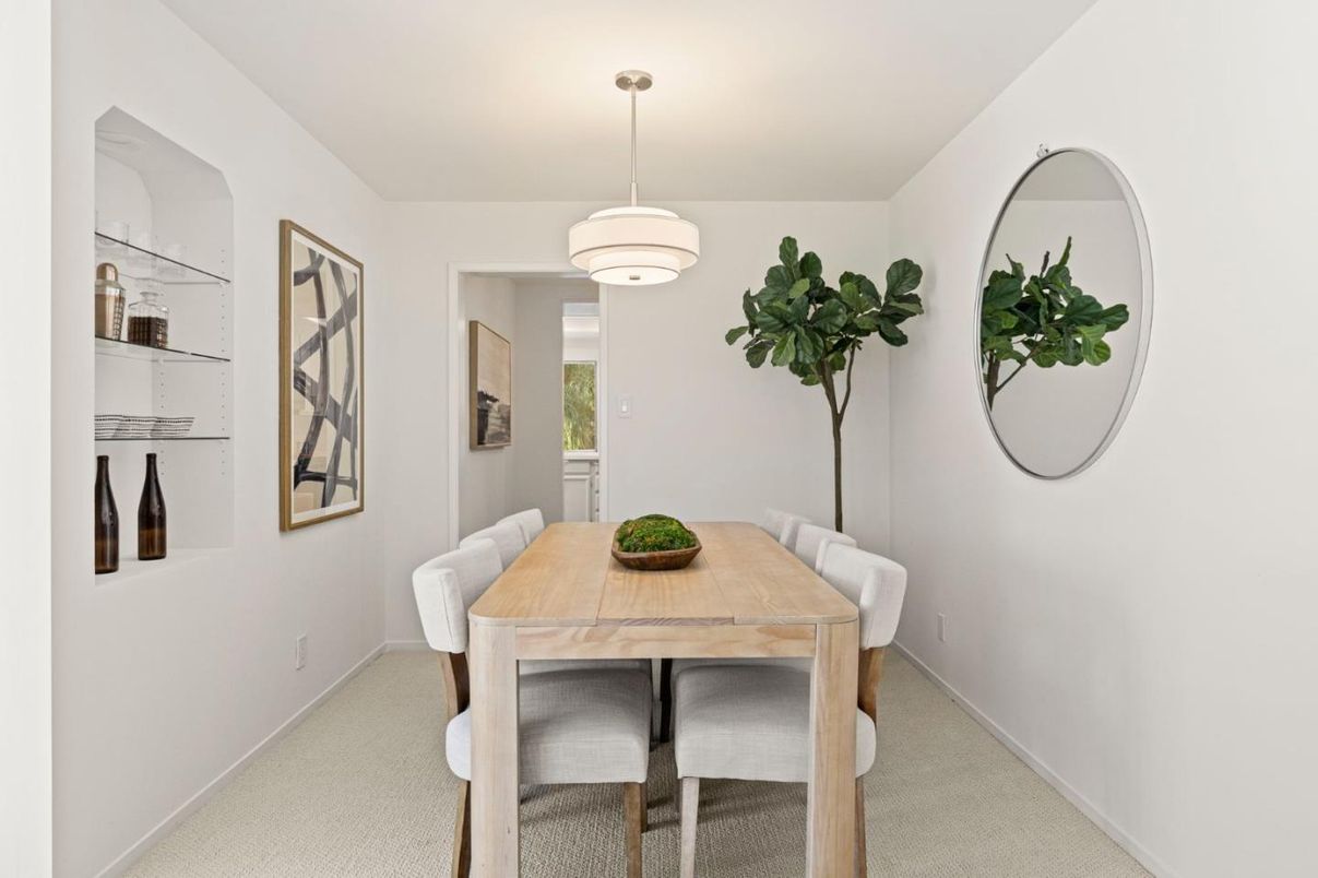 Dining room, Interior, Pendant Lights