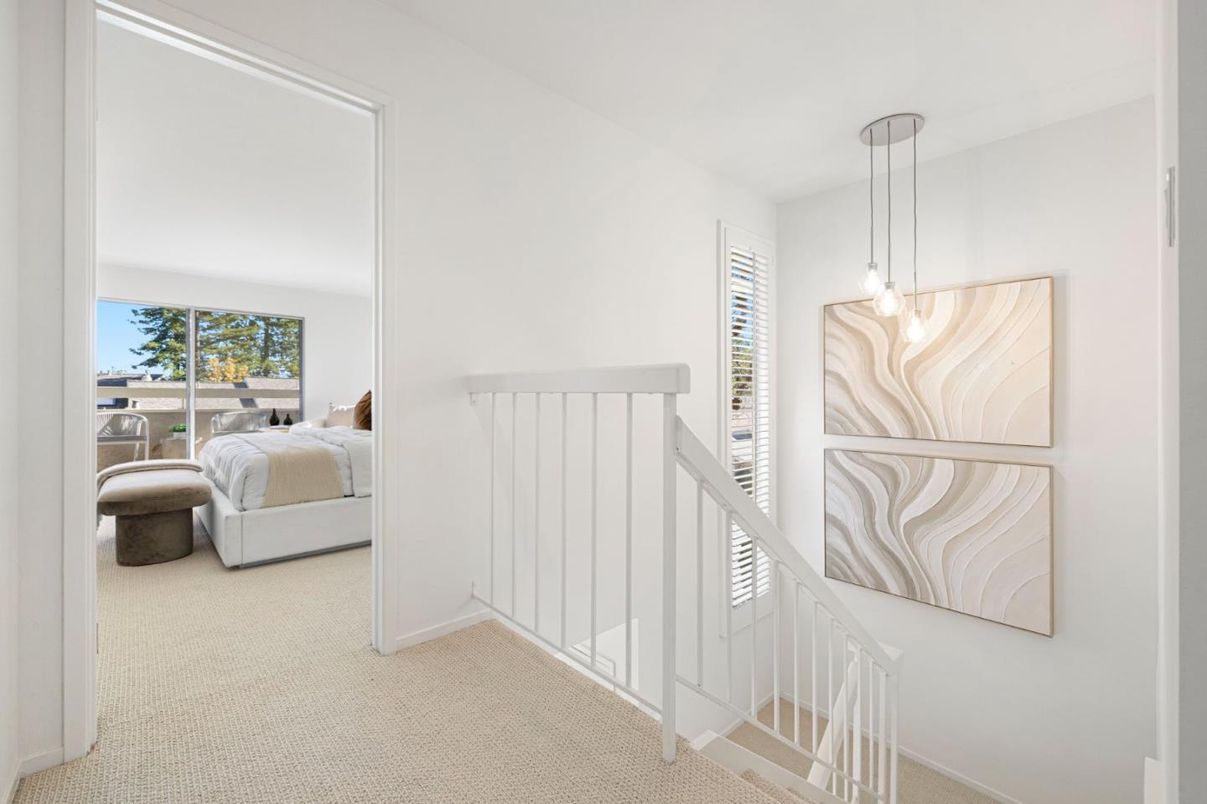 Bedroom, Interior, Pendant Lights