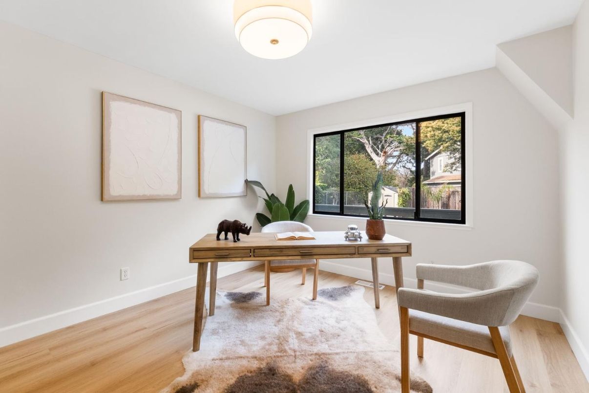 Home Office, Interior, Wood Texture Flooring