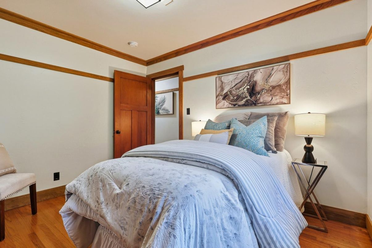 Bedroom, Interior, Wood Texture Flooring