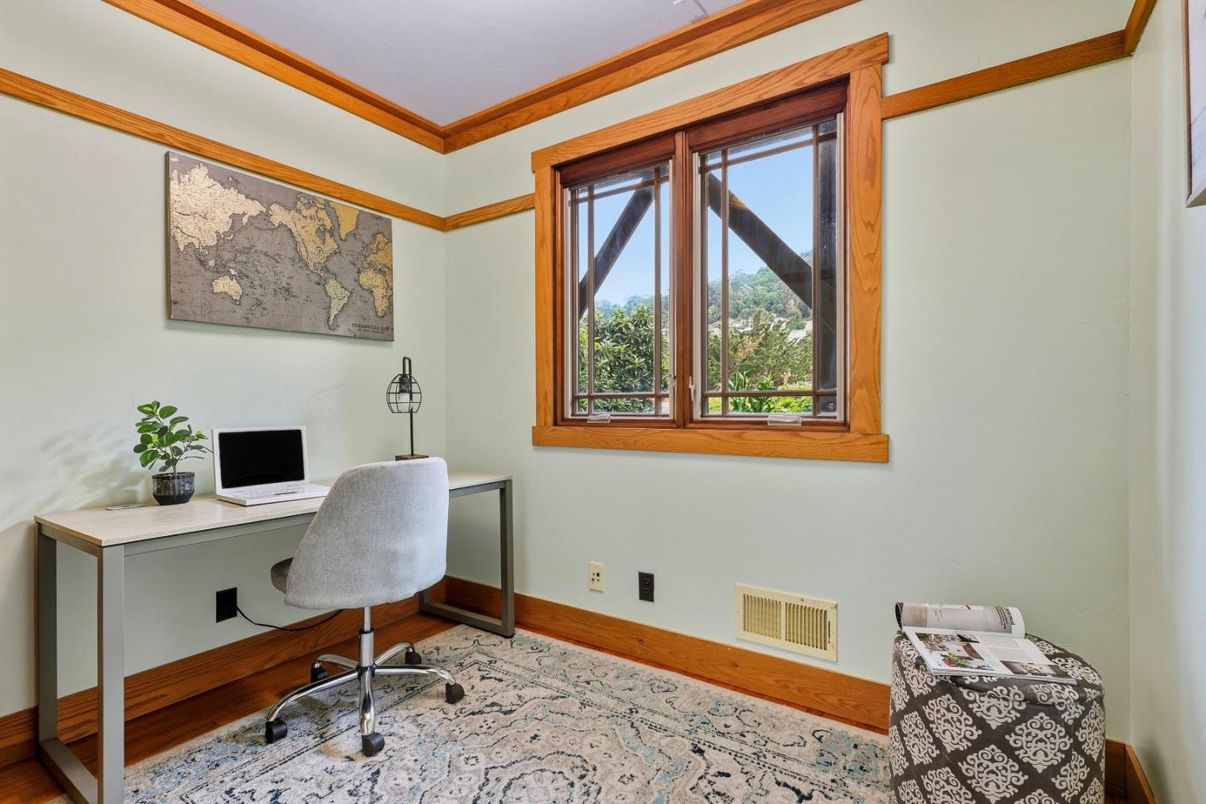 Home Office, Interior, Wood Texture Flooring