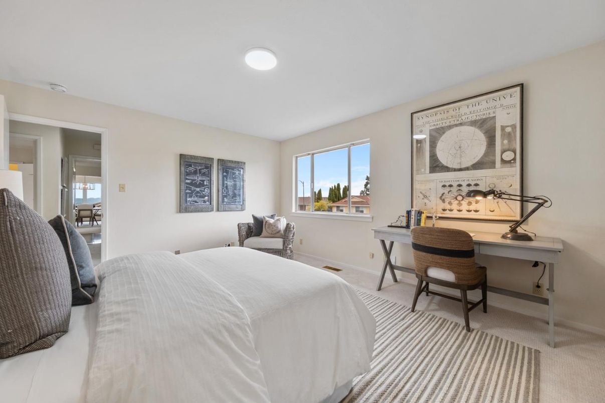 Bedroom, Home Office, Interior, Recessed Lighting