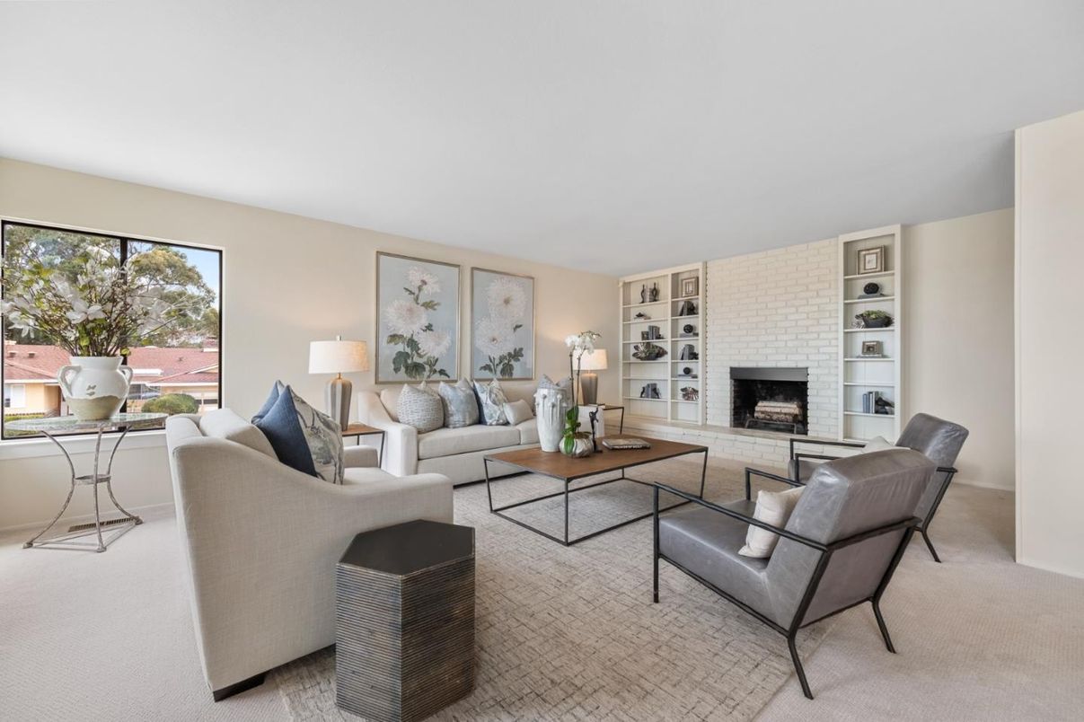 Fireplace, Interior, Living room, Stone Walls