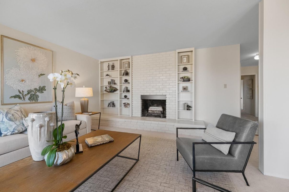 Fireplace, Interior, Living room, Stone Walls