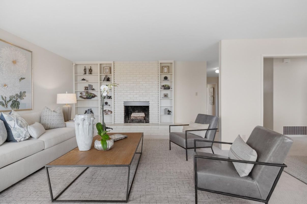 Fireplace, Interior, Living room, Stone Walls