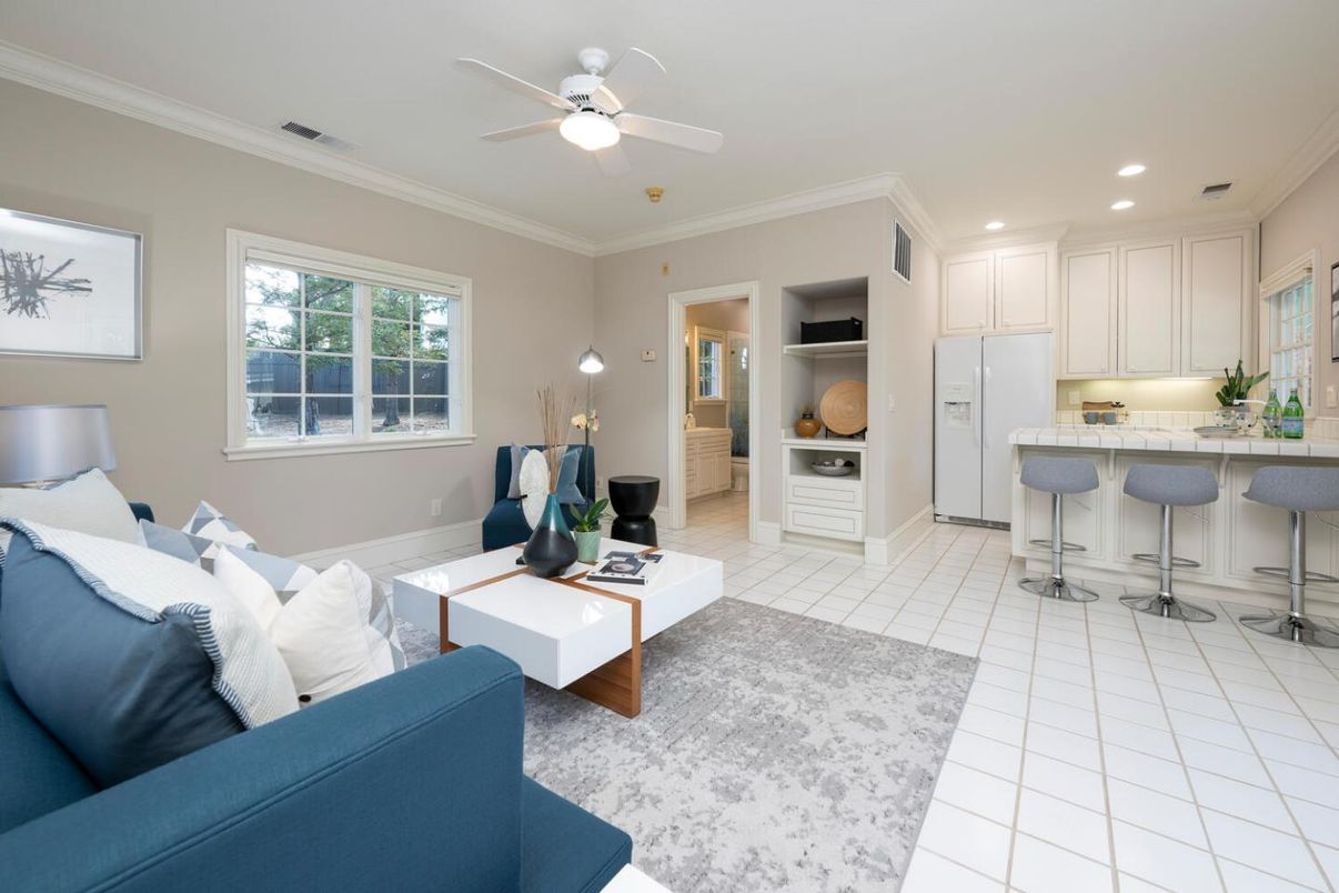 Interior, Kitchen, Living room, Recessed Lighting