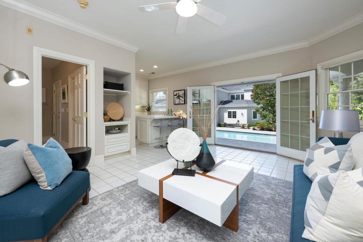 Interior, Living room, Recessed Lighting