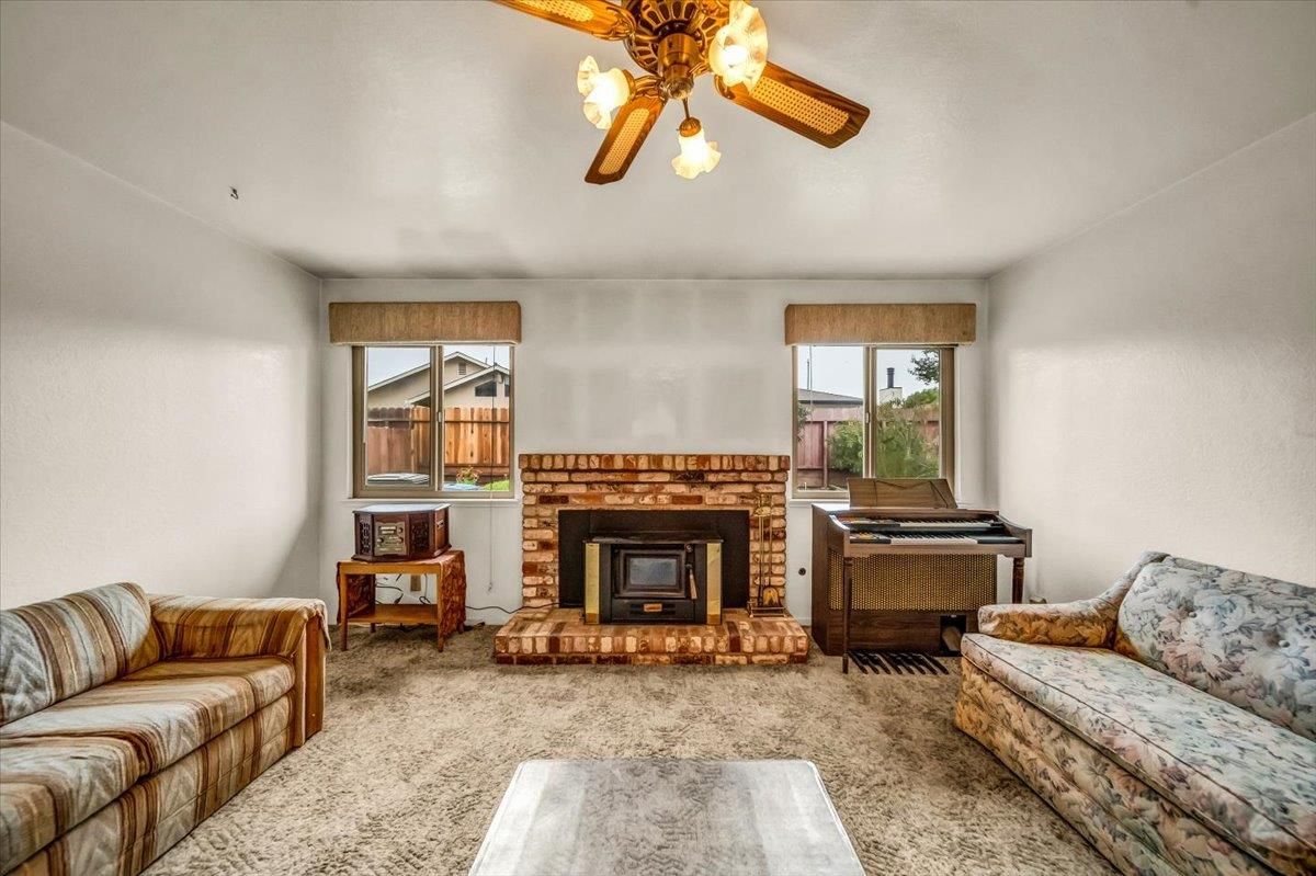 Fireplace, Interior, Piano