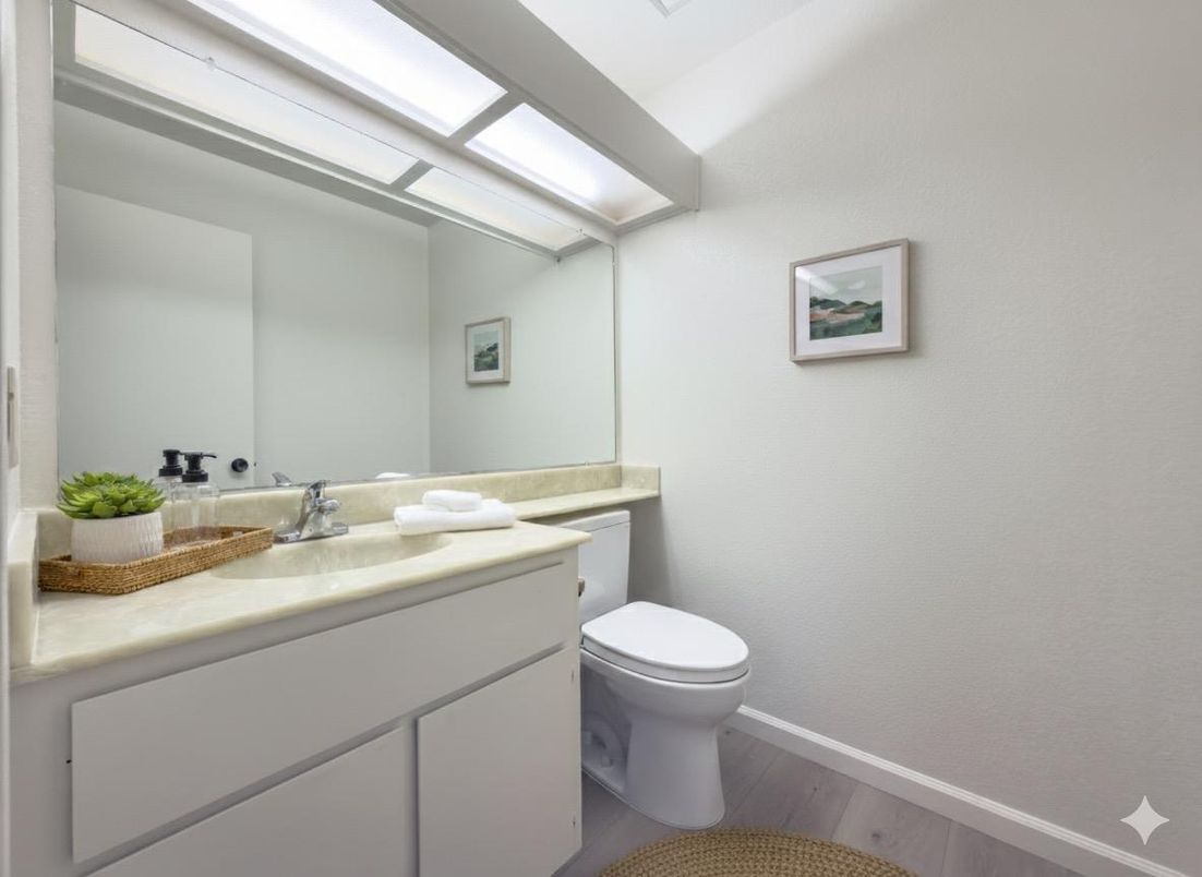 Bathroom, Interior, Wood Texture Flooring