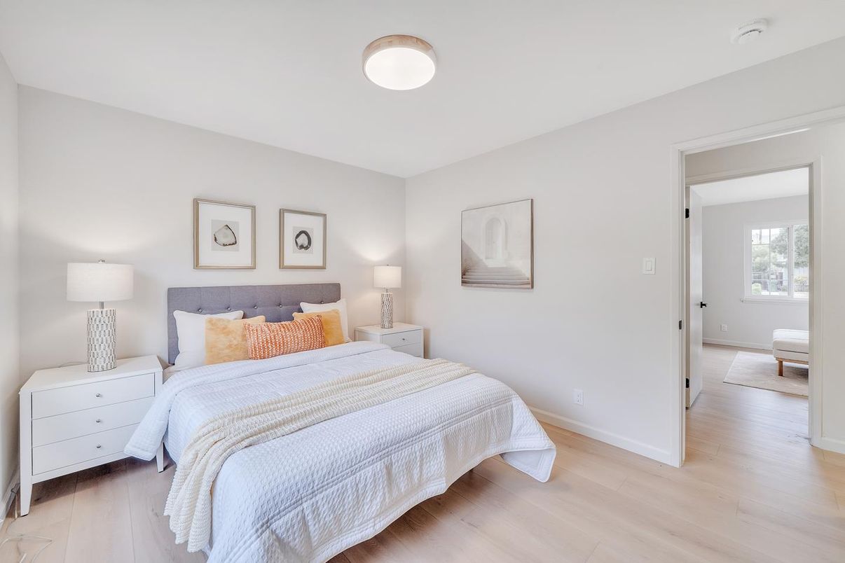 Bedroom, Interior, Wood Texture Flooring