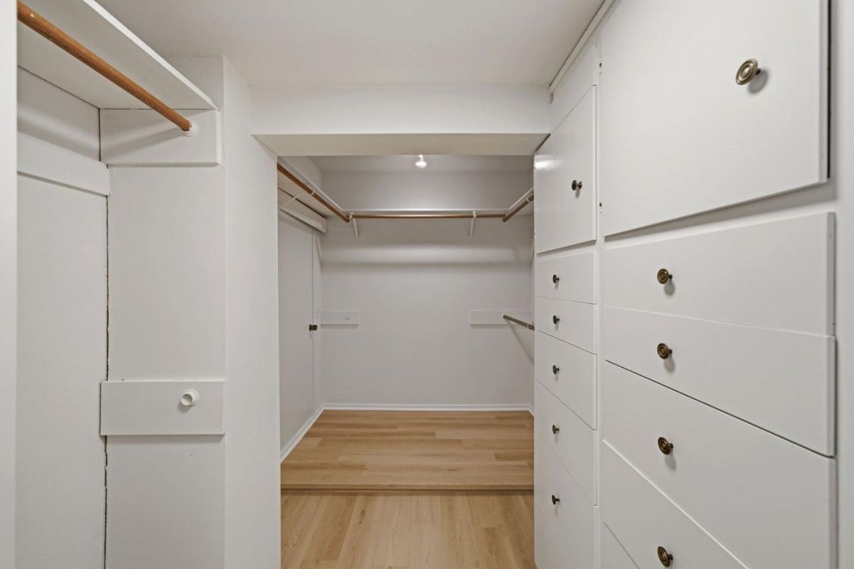 Interior, Walk-in Closets, Wood Texture Flooring