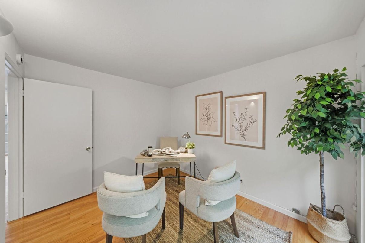 Home Office, Interior, Wood Texture Flooring