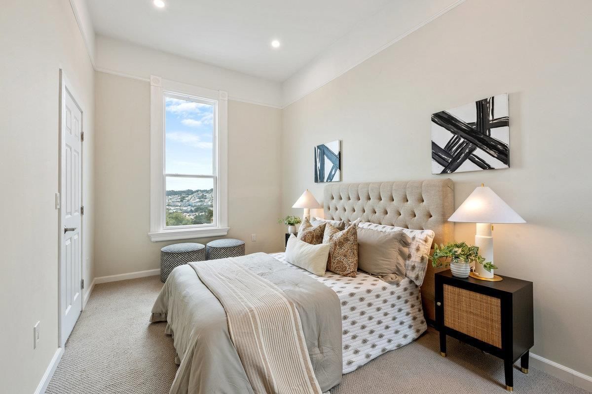 Bedroom, Interior, Recessed Lighting