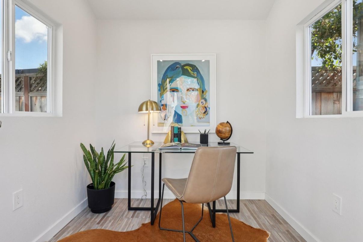 Home Office, Interior, Wood Texture Flooring