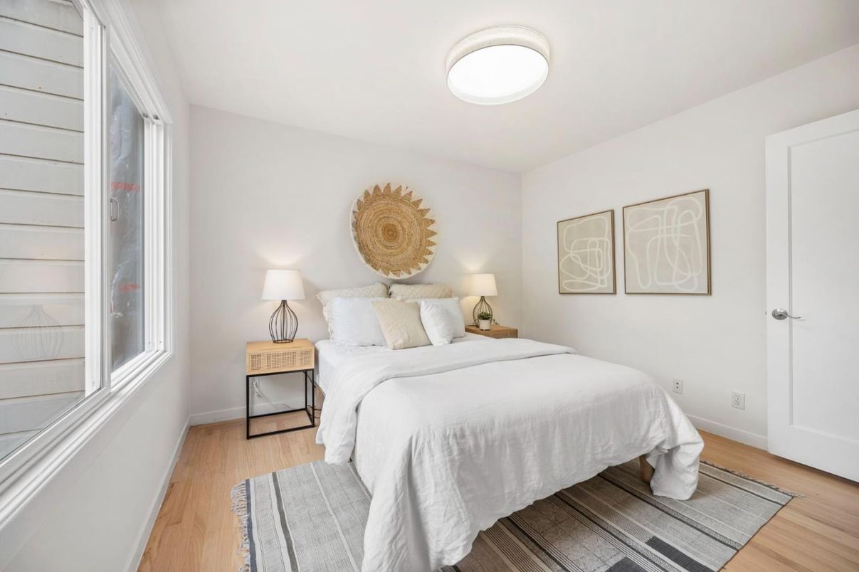 Bedroom, Interior, Wood Texture Flooring