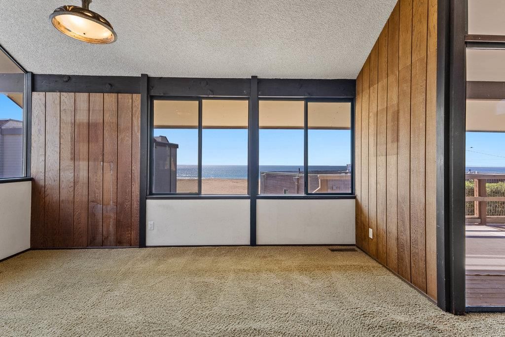 Empty room, Interior, Water, Wooden Walls
