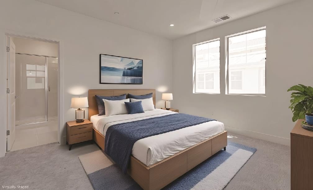 Bedroom, Interior, Recessed Lighting