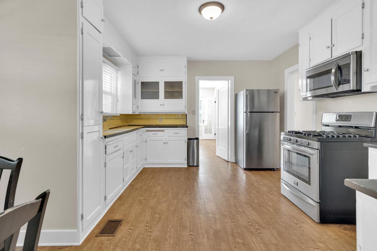Interior, Kitchen, Wood Texture Flooring