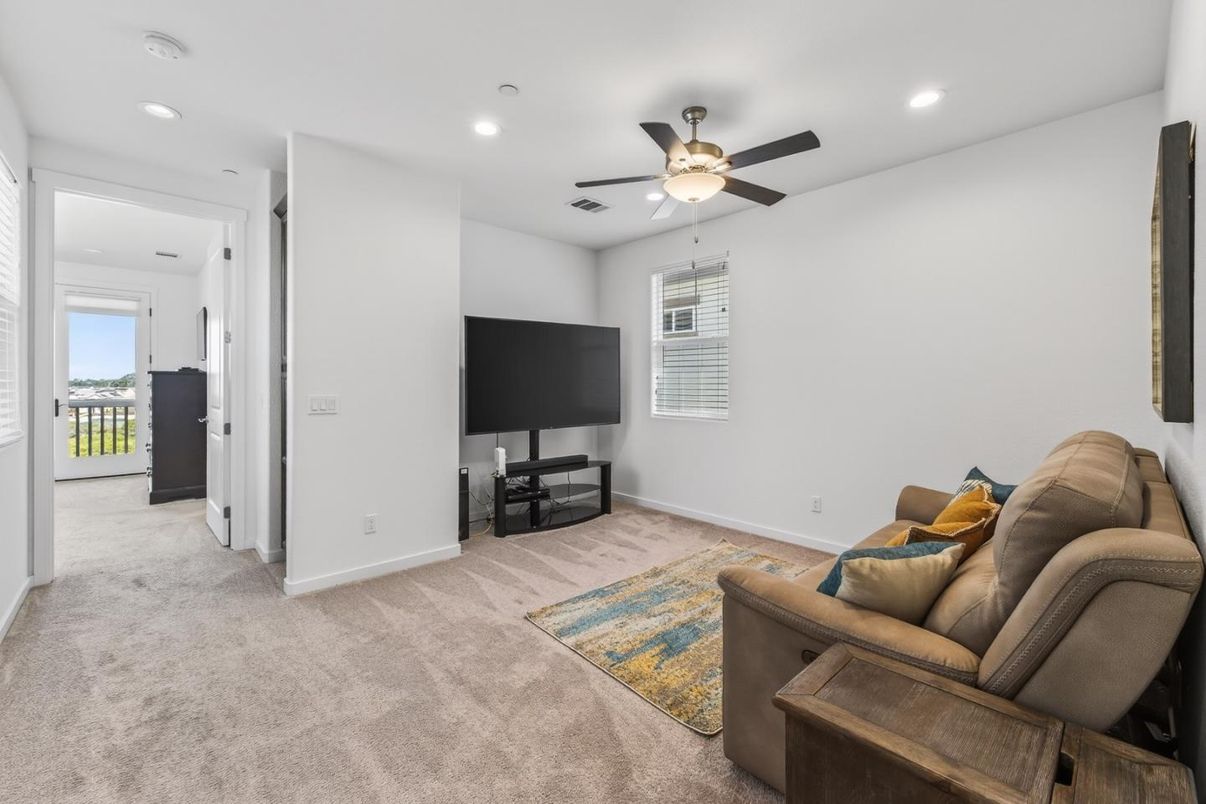 Interior, Living room, Recessed Lighting