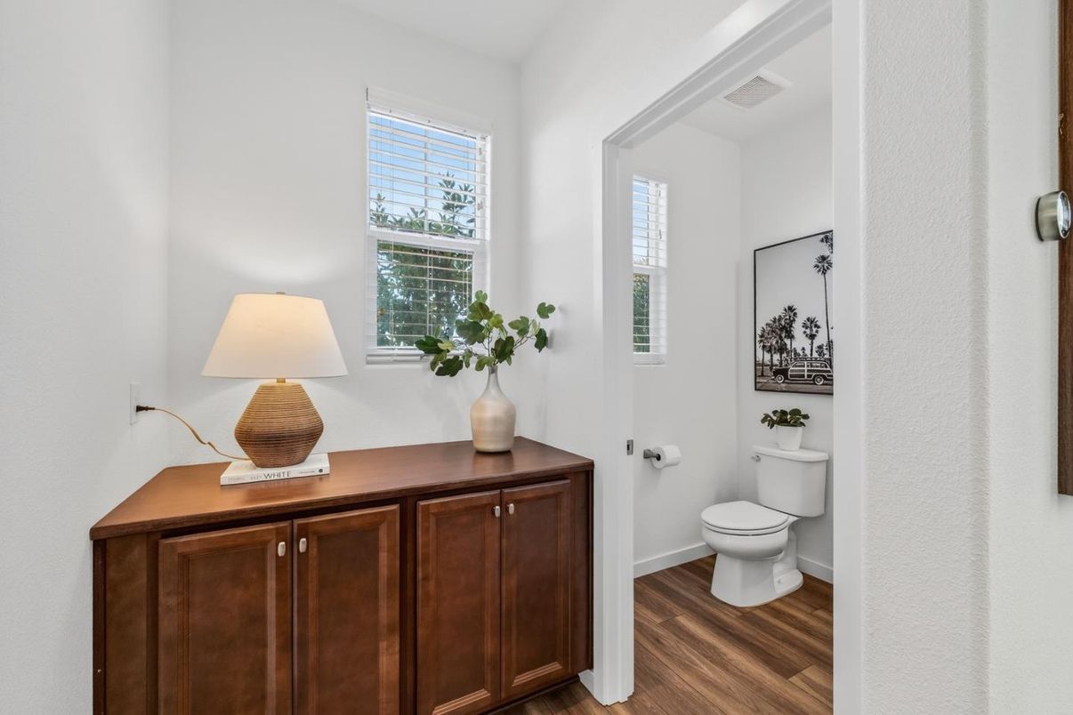 Bathroom, Interior, Wood Texture Flooring