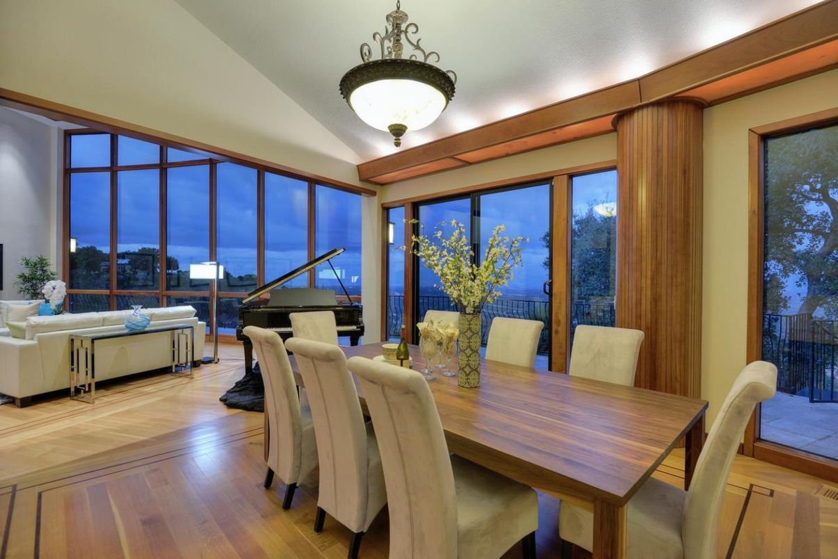 Dining room, Interior, Living room, Piano, Wood Texture Flooring