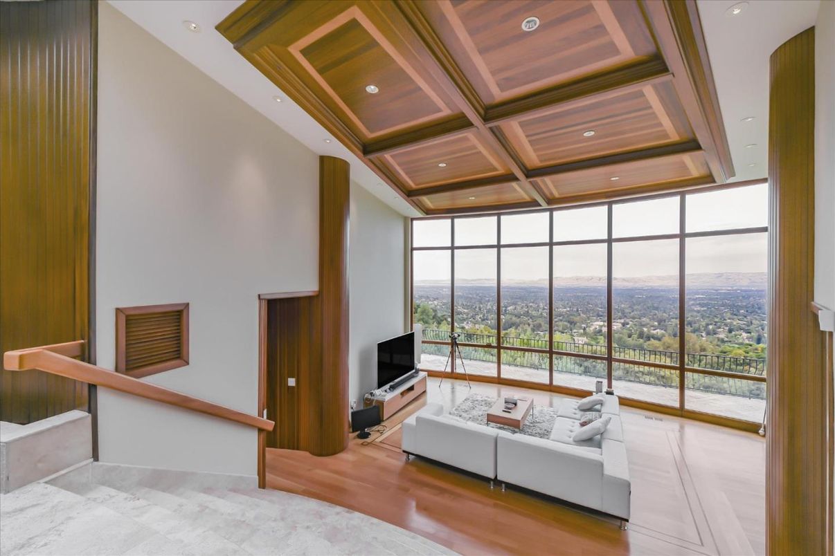 Interior, Living room, Recessed Lighting, Wooden Ceilings, Wood Texture Flooring