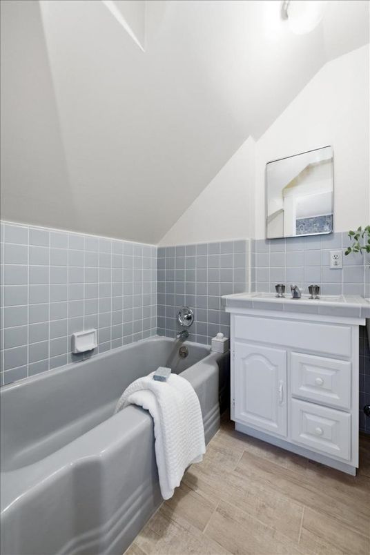 Bathroom, Interior, Wood Texture Flooring