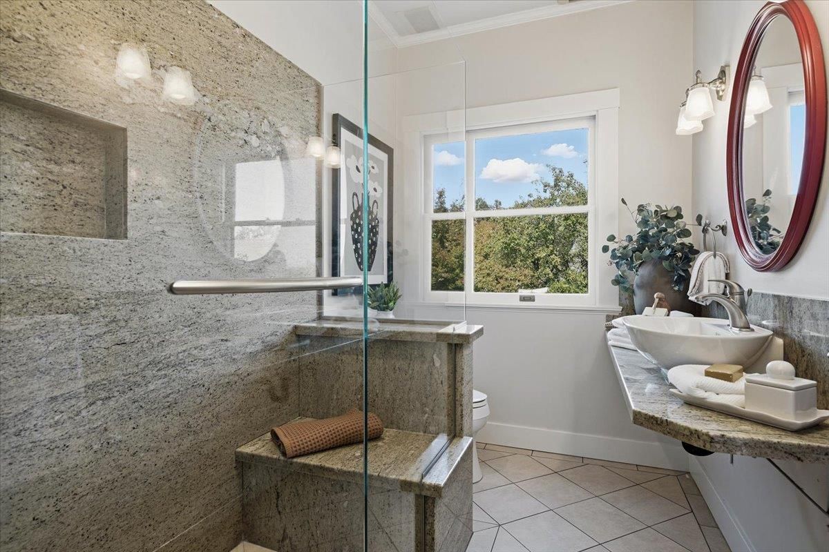 Bathroom, Glass Shower, Interior