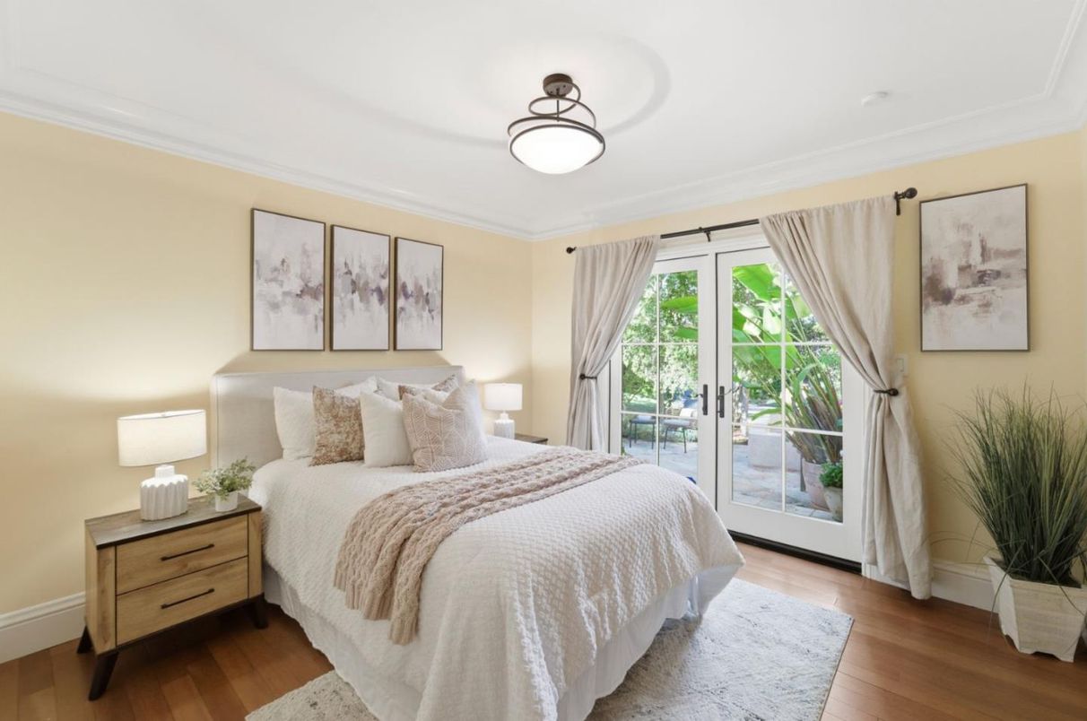 Bedroom, Interior, Wood Texture Flooring