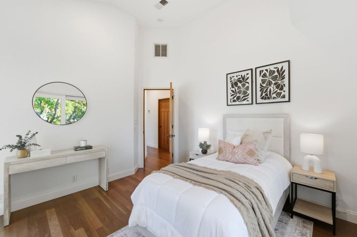 Bedroom, Interior, Wood Texture Flooring