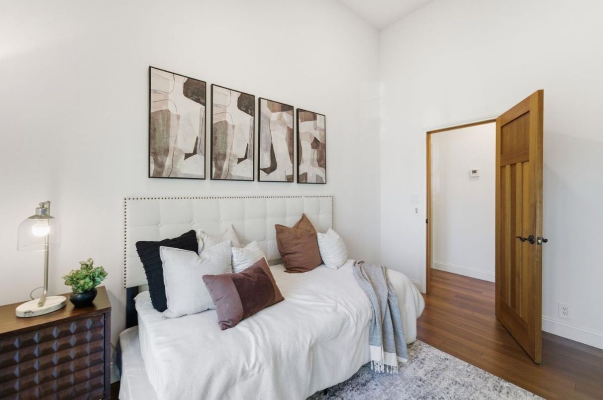 Bedroom, Interior, Wood Texture Flooring