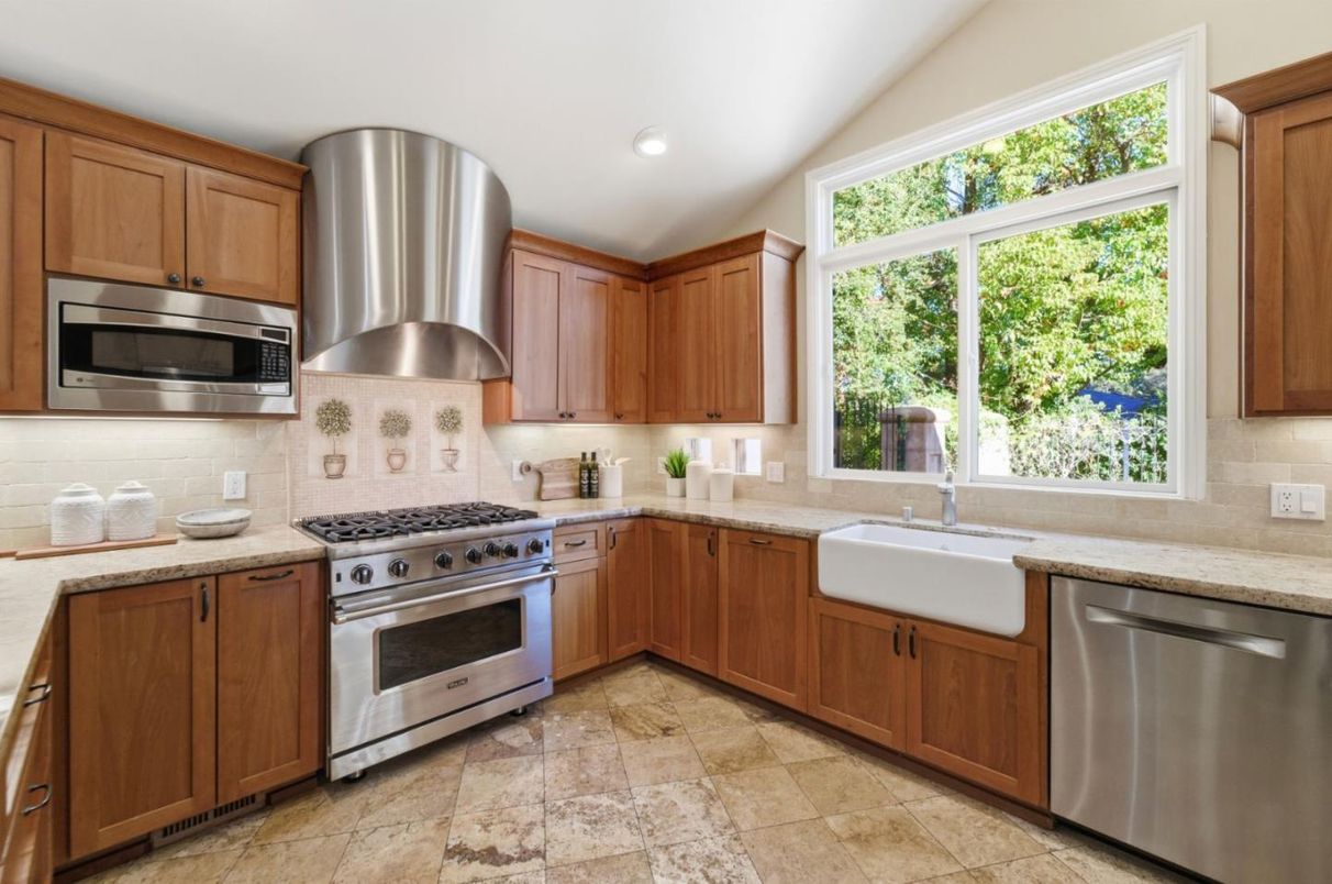 Interior, Kitchen, Recessed Lighting, Stainless Steel Appliances