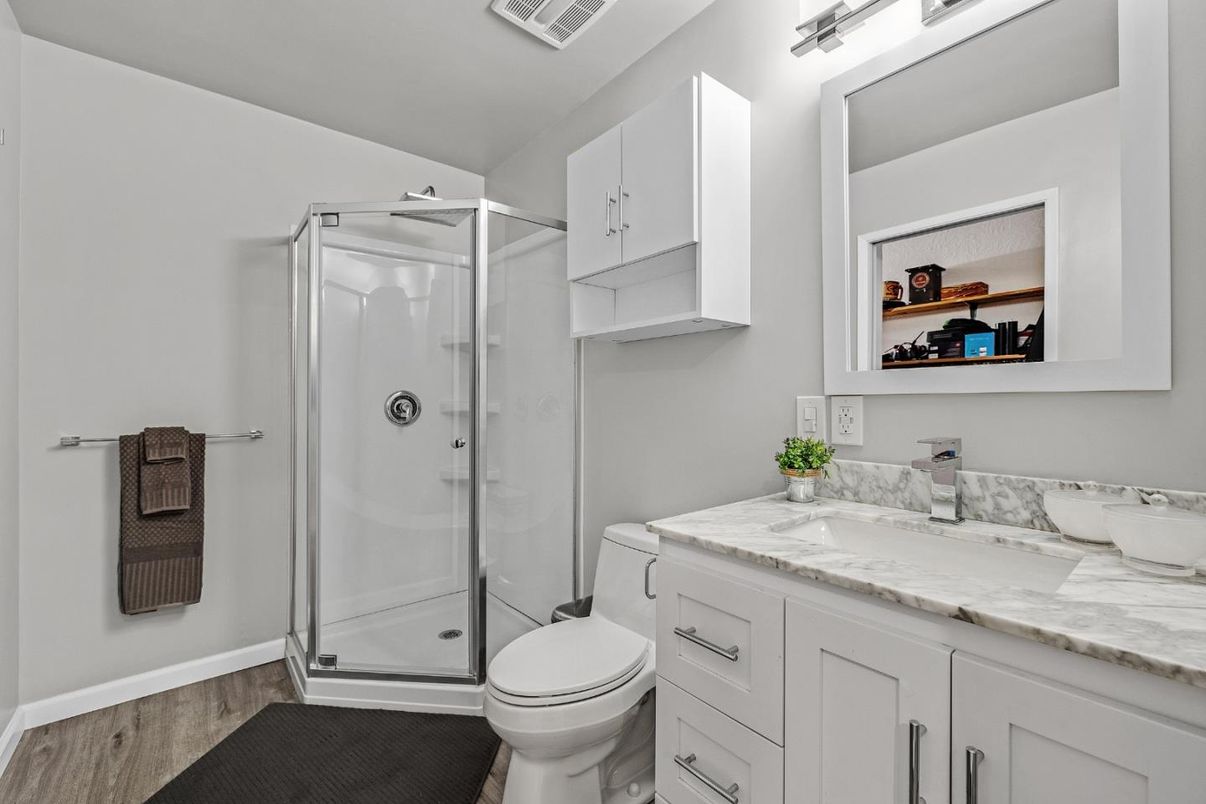 Bathroom, Glass Shower, Interior