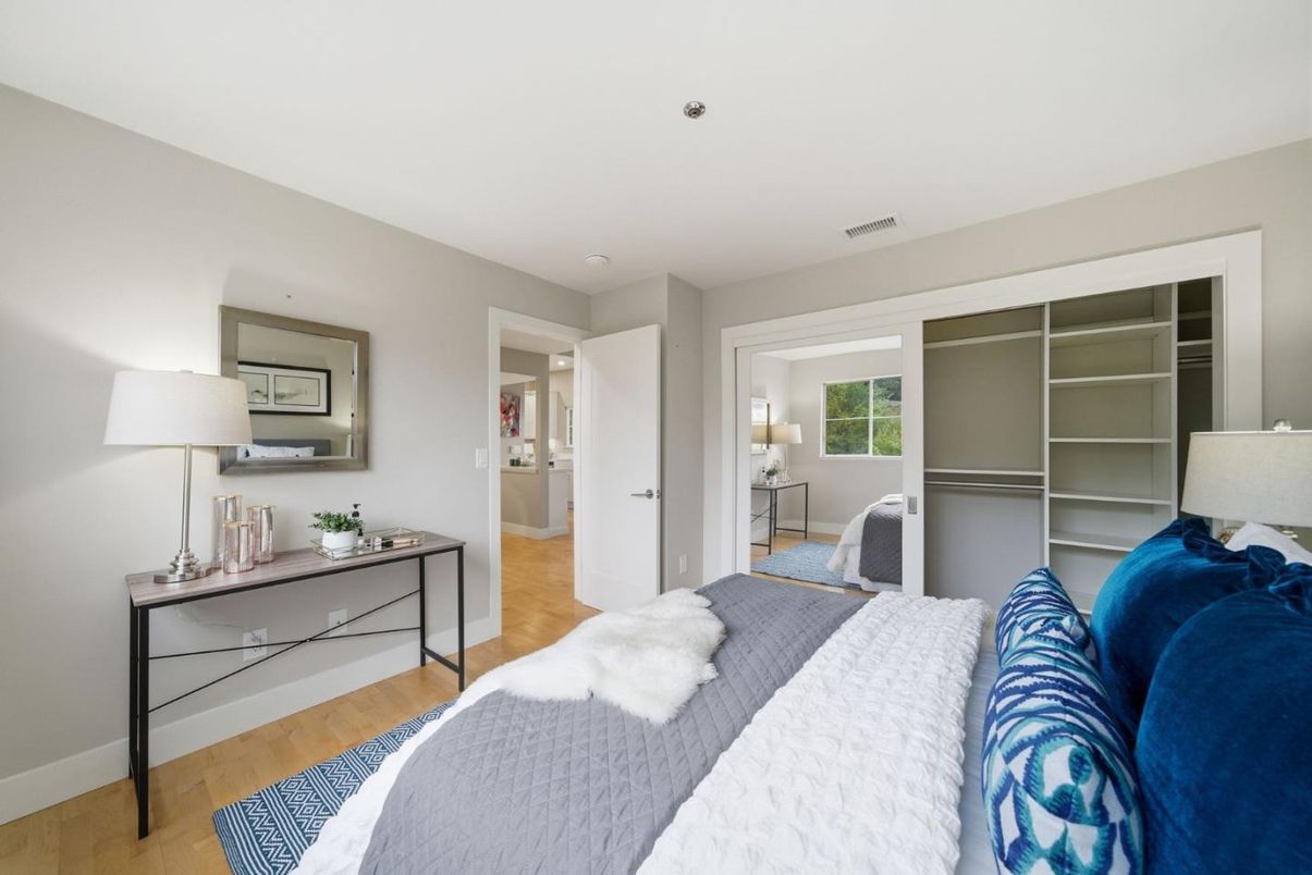 Bedroom, Interior, Wood Texture Flooring