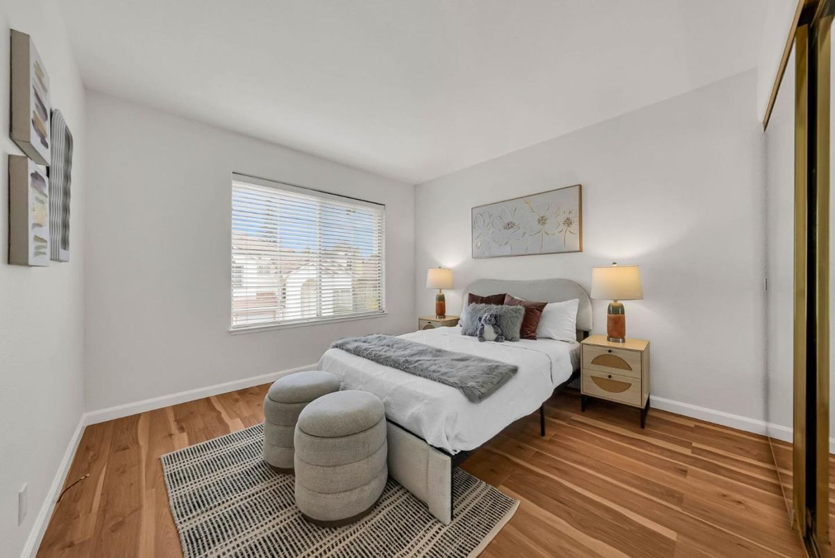 Bedroom, Interior, Wood Texture Flooring