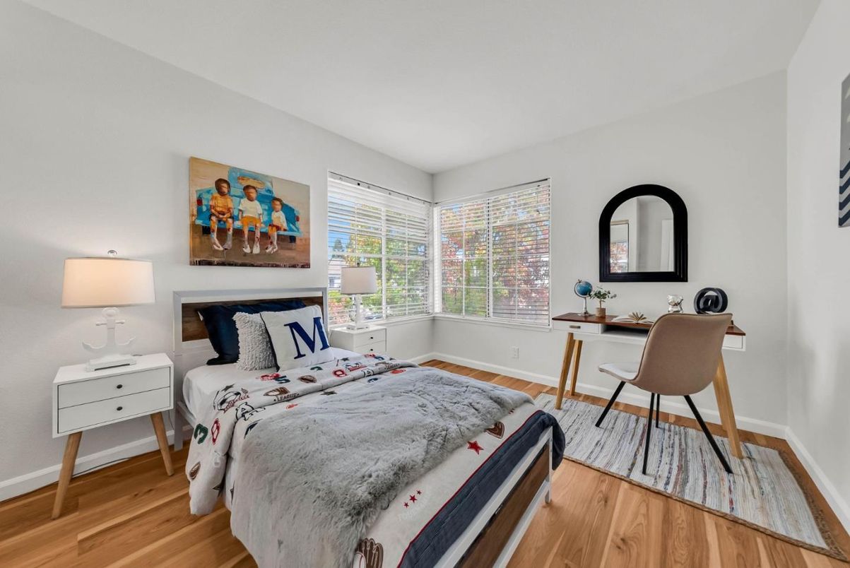 Bedroom, Home Office, Interior, Wood Texture Flooring