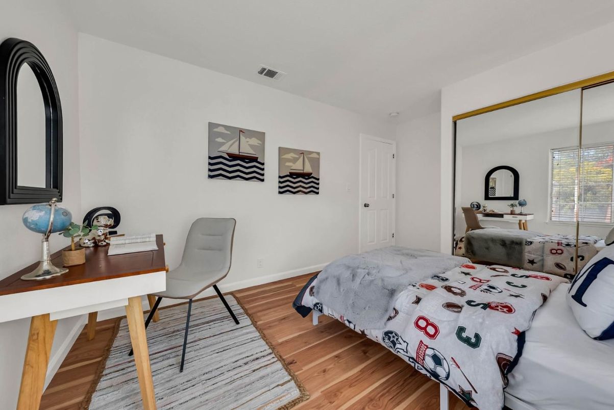 Bedroom, Interior, Wood Texture Flooring