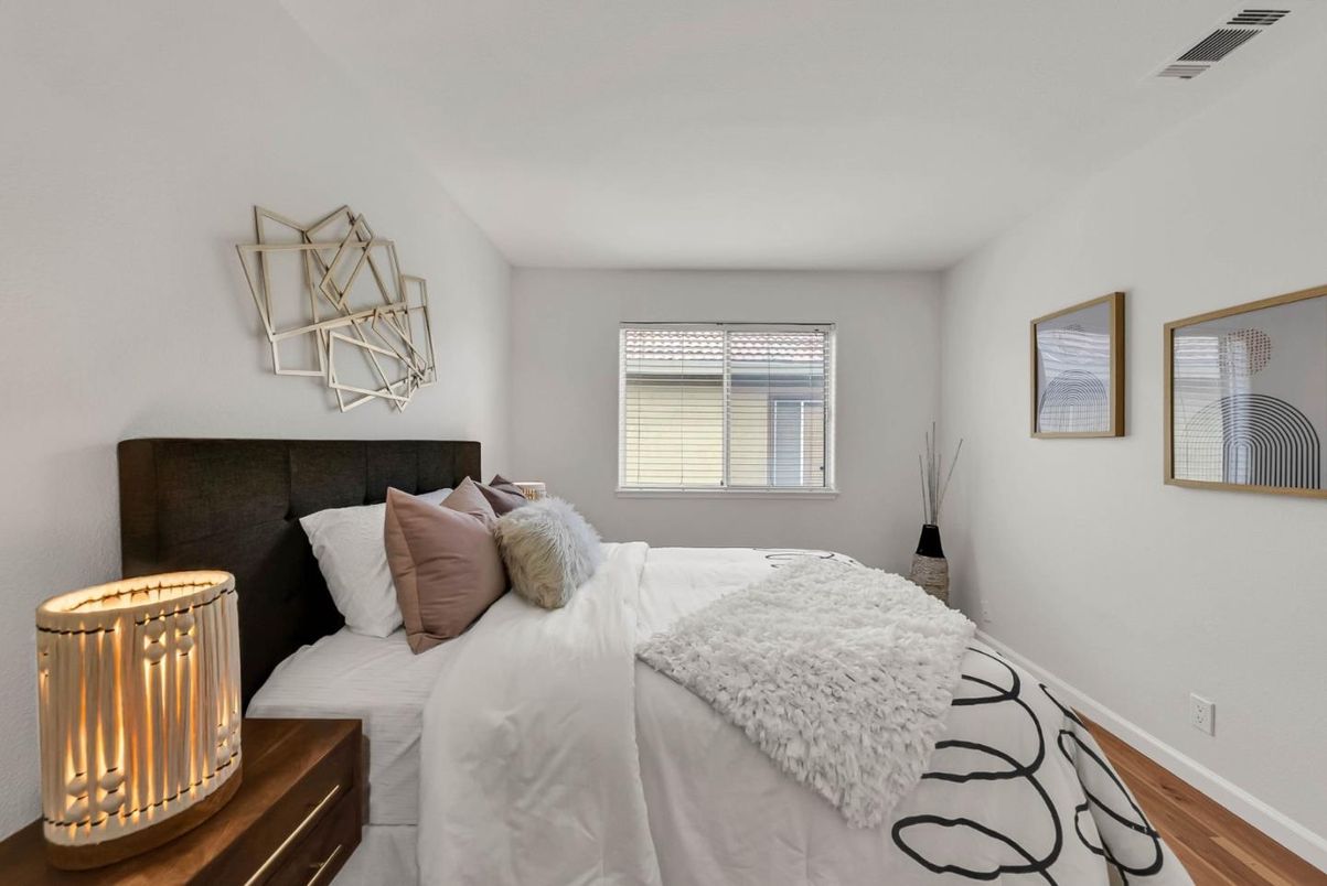 Bedroom, Interior, Wood Texture Flooring