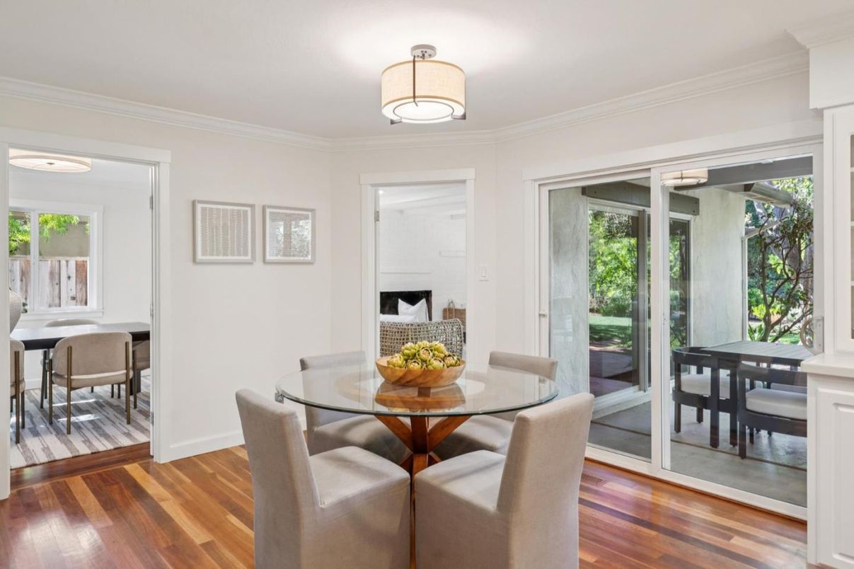 Dining room, Interior, Wood Texture Flooring