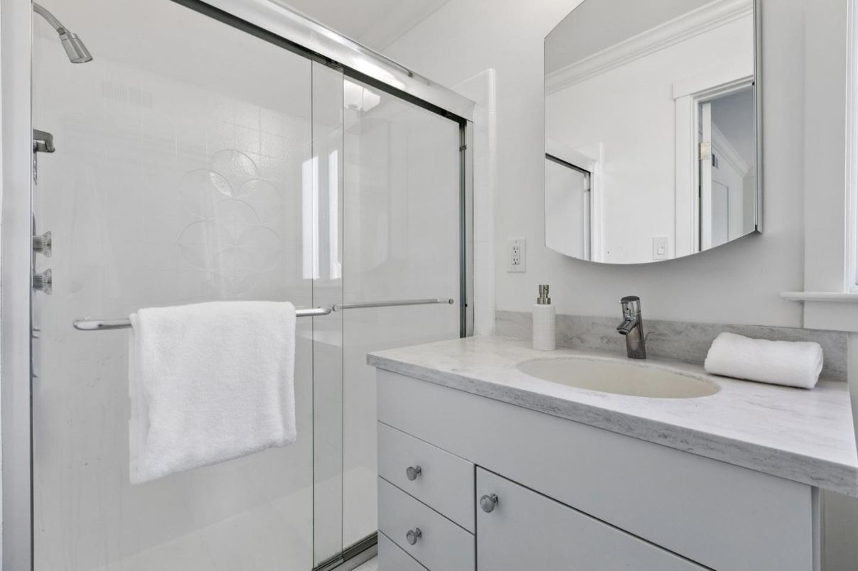 Bathroom, Glass Shower, Interior