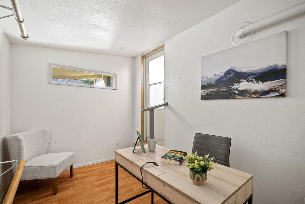 Home Office, Interior, Wood Texture Flooring