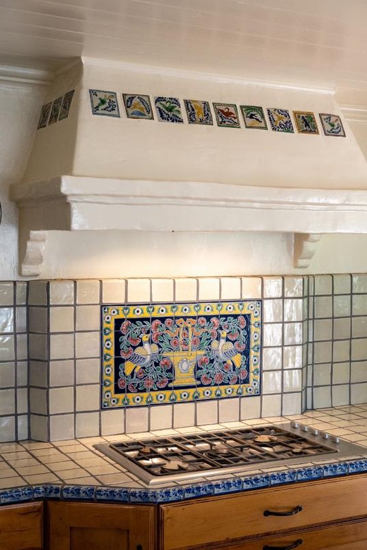 Interior, Kitchen, Tile Countertops