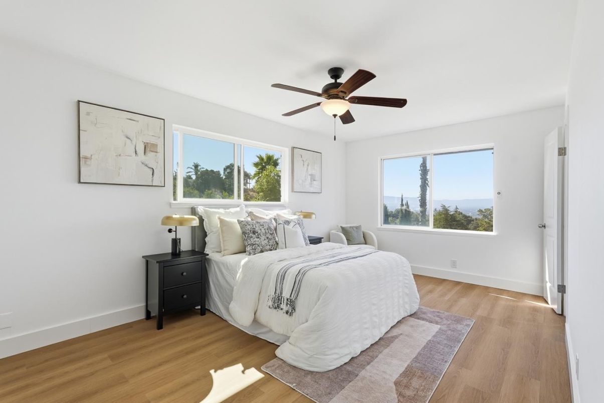 Bedroom, Interior, Wood Texture Flooring