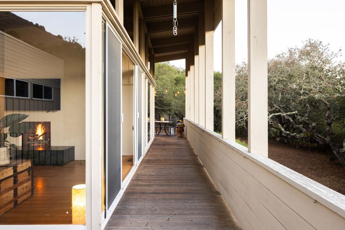 Exterior, Wood Texture Flooring