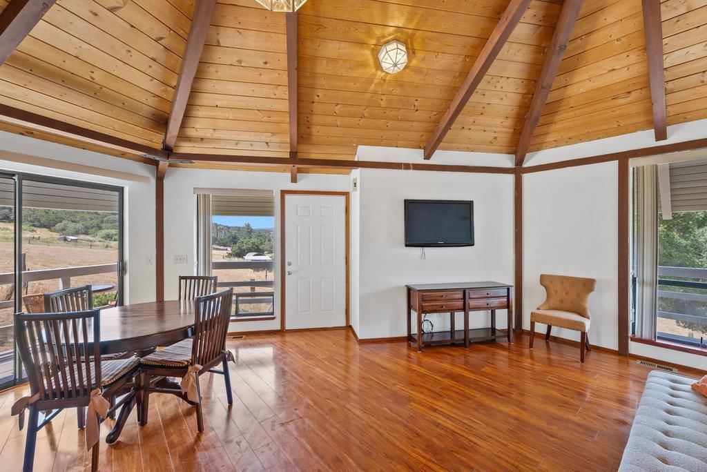 Dining room, Interior, Wooden Beams, Wooden Ceilings, Wood Texture Flooring