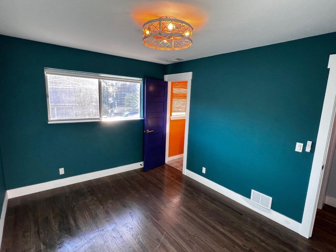 Empty room, Interior, Wood Texture Flooring