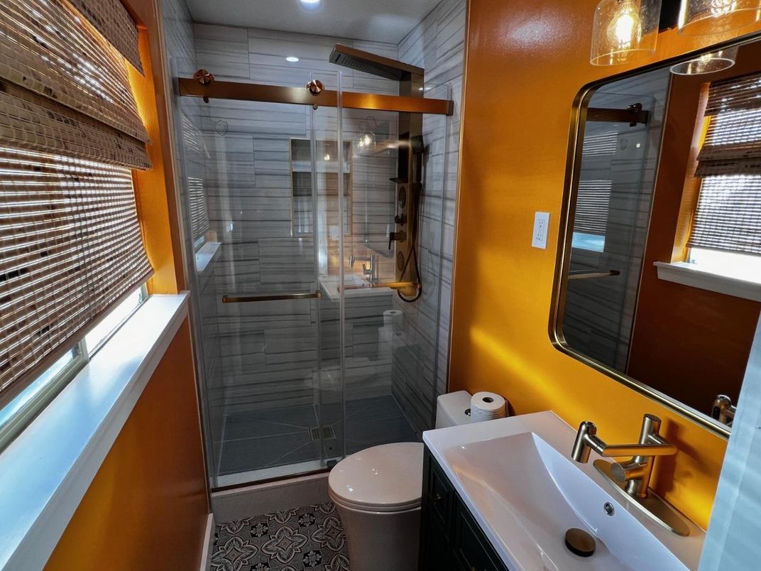 Bathroom, Glass Shower, Interior