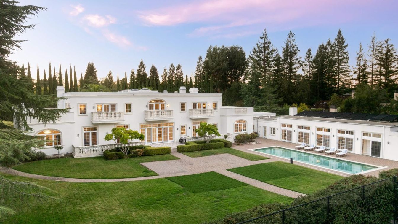 Backyard, Exterior, Facade, Pool, French Provincial